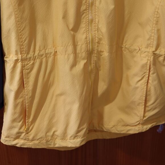 Columbia Navy Blue & Yellow Outerwear Rain Gear Jacket Womens Medium - Picture 11 of 16